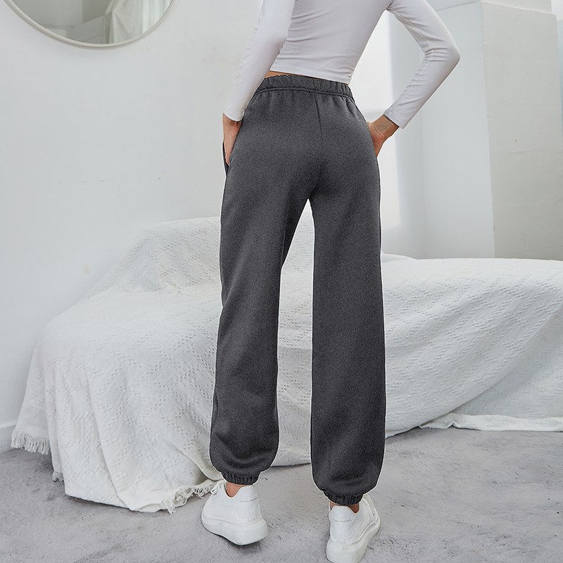 SHEIN Clothes Supplier of Solid Elastic Waist Sweatpants Women Joggers